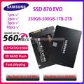 Samsung 870 EVO 1TB 2TB 250GB 500GB interne SSD 2.5'' SATA III 6Gb/s für Laptop