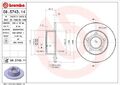 2X BREMBO BREMSSCHEIBE hinten für AUDI 100 A6 SKODA SUPERB VW PASSAT