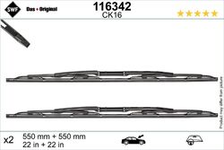 SWF Wischblatt Scheibenwischer DAS ORIGINAL SET 116342 für AUDI A4 B6 8E2 Avant