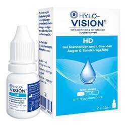 Hylo-Vision®  HD Augentropfen · 2X15 ml · PZN 04411148