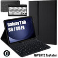 Für Samsung Galaxy Tab S9 FE S8 S7 S6 Lite QWERTZ Tastatur Maus mit Hülle Case