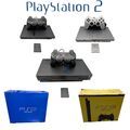 Sony PlayStation 2 - PS2 Konsole - FAT&Slim - Schwarz&Silber Wahl MC Controller