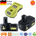 18V 7,0Ah Akku für RYOBI One+ Plus Lithium RB18L50 P108 P109 Batterie / Ladeger