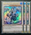 Trishula, Drache der Eisbarriere x3 Yu-Gi-Oh! DUDE-EN014 ultra seltenes SPIELSET