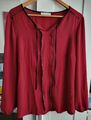 Judith Williams Bluse rot bordeaux schwarz Gr. 44 Home Shopping