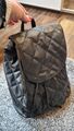 Gesteppter Rucksack von H&M, schwarz, Backpack, Handtasche, Rautenstepp