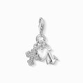 THOMAS SABO Charm Anhänger mit Kreuz Herz Anker 925 Sterlingsilber 0409-051-14