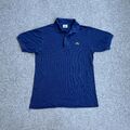 LACOSTE Herren Poloshirt Kurzarm Gr. S Polohemd Polo T-Shirt Logo A16500 Blau