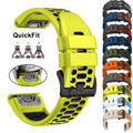 Quickfit Silikon Sport Armband Für Garmin Fenix 7 7X 6 6X Epix Pro 5X Plus 3 HR