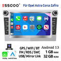 32G Autoradio Carplay Für Opel Meriva Zafira B Astra H Android 13 GPS Navi +Kam