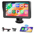 7 Zoll Autoradio Tragbar Touchscreen Navi Wireless Apple CarPlay Android Auto FM