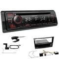 Kenwood KDC-BT450DAB Radio für Opel Astra H Twin Top piano black mit Canbus