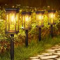 Solarlampen für Außen Garten, 8 STK LED Solarleuchten Wegeleuchte Gartenleuchte