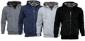 Kapuzenpullover Sweatjacke Hoodie Sweatshirt  Warm Gefüttert Herren M-3XL