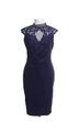 LIPSY LONDON Kleid mit Spitze Cocktailkleid blau 38