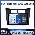 Für Toyota Yaris XP90 2005-2012 Android 13 Autoradio GPS NAVI SWC DAB+ BT 1+32G