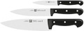 ZWILLING Twin Chef Messer-Set, 3-Teilig (Spick-/Garniermesser 10 Cm, Kochmesser 