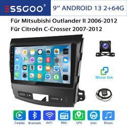 Für Mitsubishi Outlander II 2006-2012 Android 13 Autoradio Carplay KAM WiFi GPS