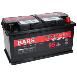 AGM Autobatterie 12V 95Ah 850A/EN Bars AGM Line ersetzt 80Ah 85Ah 95Ah 100Ah