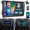 Für Golf 5 6 Plus Touran Caddy Jetta DAB+ Autoradio Android 13 2+32G Carplay GPS