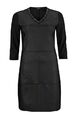 Hammer-Kleid von FRAPP Lederimitat, Gr. 48, schwarz, V-Ausschnitt, NEU!!