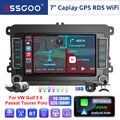 Android 13 2+32G Carplay Autoradio GPS DVR Kam Für VW Golf 5 Polo Touran Sharan