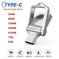 USB 3.0 Typ C Stick 128G 256GB 512GB 1TB 2TB USB-C OTG Flash Drive Speicherstick