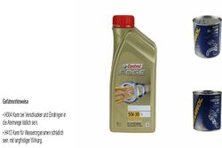 1L Motoröl Castrol EDGE Titanium FST 5W-30 LL 1xMotor Doctor+Motor Flush