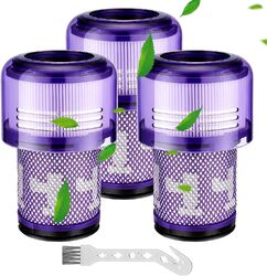 3X HEPA Filter für Dyson V12 Detect Slim Absolute Zubehör mit Reinigungsbürste