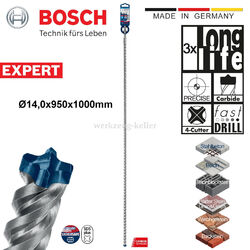 Bosch Expert SDS-plus-7X Hammerbohrer Ø 3,5-30,0mm | (armierter) Beton, Stein