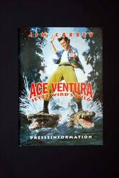 Ace Ventura - Jetzt wird's wild - Jim Carrey - Presseheft + 1 Pressefoto