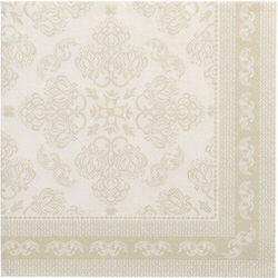 Servietten ROYAL 1/4-Falz 40 cm Arabesque Ornaments Premium Stoffoptik Muster