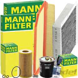 MANN FILTER INSPEKTIONSPAKET passend für MERCEDES M-KLASSE W163 ML270 CDI 163 PS