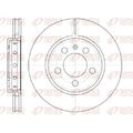 2x Bremsscheibe REMSA 6646.10 passend für AUDI SEAT SKODA VW VAG