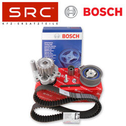 SRC BOSCH ZAHNRIEMEN + SRC ROLLENSATZ WAPU FÜR AUDI SEAT SKODA VW 1.9 TDI 1.9TDI