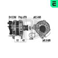 1x Generator ERA 209571A passend für AUDI SEAT SKODA VW