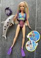 Barbie Surf's Up Color Change Diver Taucherin Schwimmen Delfin Fashion