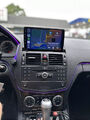 Android 13 Autoradio Apple Carplay GPS Navi Für Mercedes Benz C-Klasse W204 S204