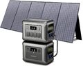 ALLPOWERS Tragbare Powerstation 1800W mit Zusatzakku B1000 mit 400W Solarpanel