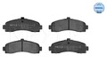 Bremsbelagsatz Scheibenbremse MEYLE 025 216 2615 für NISSAN MICRA K11 2 16V