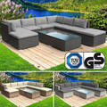 BRAST Gartenlounge-Set "Wellness" für 7 Personen -Outdoor Gartenmöbel Sitzgruppe