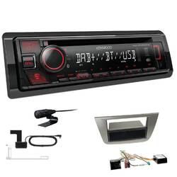 Kenwood KDC-BT450DAB Autoradio DAB BT Set für Seat Toledo III anthrazit Canbus