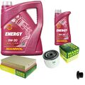 MANN Inspektionspaket 6 L MANNOL Energy 5W-30 für Volvo 940 II Kombi 2.3 Turbo