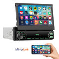 1DIN 7" Flip Autoradio Touchscreen Bildschirm Bluetooth USB SD MP5 Player Radio