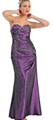 RETOURE Abendkleid Abi-Ballkleid Meerjungfrau Brautjungfern aubergine Gr.36 NEU