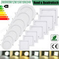 10/50x LED Panel Einbaustrahler Einbauleuchte Deckenleuchte Spot flach slim 230V