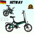 ✅  E-Bike HITWAY BK2 16" Elektrofahrrad Klapprad 250W City EBike Faltrad 25km/h