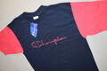 Champion T-Shirt TShirt Vintage Deadstock 90er 90s Spellout Italia Pink Blau S N