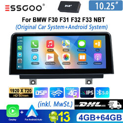 Für BMW F30 F31 F32 F33 NBT DAB+ 4G Autoradio Android 13 8Core 4+64G CarPlay GPS