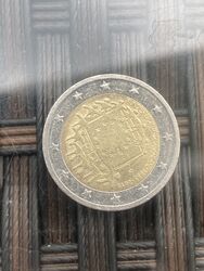 2 Euro Münze 30 Jahre Europaflagge 1985 bis 2015 - SELTEN